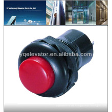 Botón de ascensor, Interruptor de ascensor con botón rojo, Interruptor de botón de ascensor